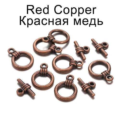 OT Toggle Clasps Hooks - Bracelet Necklace Connectors DIY Jewelry Making 20Sets - Picture 18 of 28