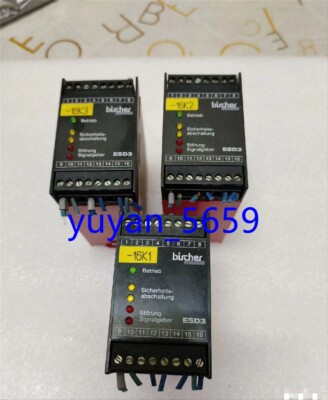 1PCS Used Bircher ESD3-K167 time relay #2081 LY
