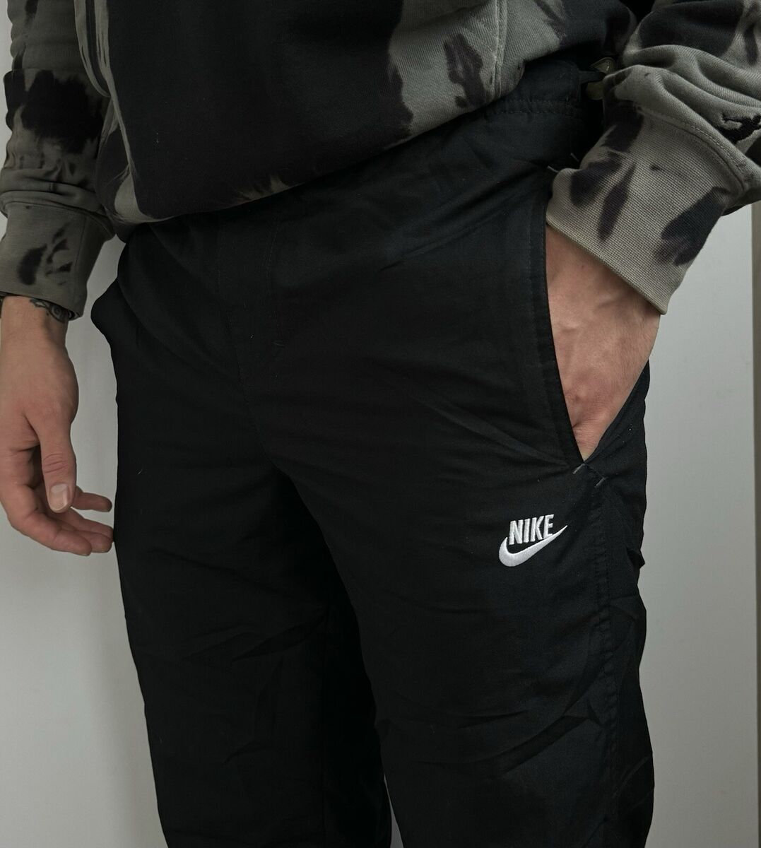 Rare Nike Nylon Pants Vintage Mens Black Y2K Size S | eBay Rare Nike Nylon Pants Vintage Mens Black Y2K Size S | eBay