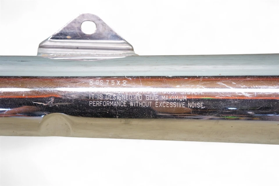 Suzuki GS750E GS750 1982 escape izquierdo silenciadores tubo #12 *2670 Foto 2 de 4