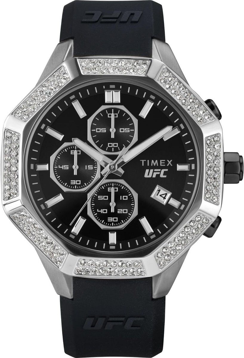 Timex UFC King 45mm Silicone Strap TW2V99300 Men's Watch