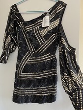black evening dress size 6
