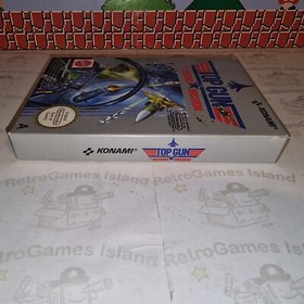 TOP GUN THE SECOND MISSION NINTENDO NES PAL A ITALIANA MATTEL CIB