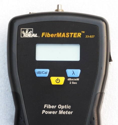 MEDIDOR DE POTENCIA DE FIBRA ÓPTICA DIGITAL IDEAL INDUSTRIES 33-927 Y 33-926 FIBER MASTER - Imagen 4 de 7