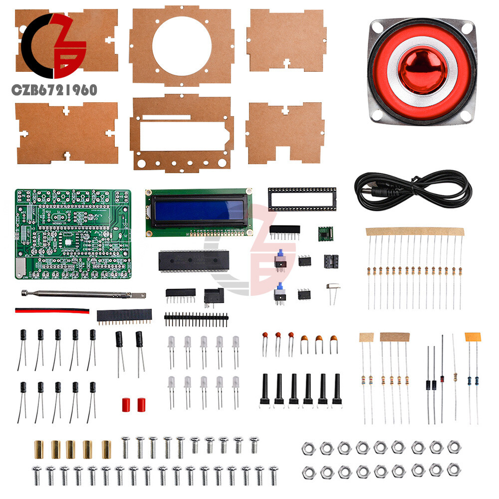 RDA5807 87108MHz Electronic Radio Kits LCD Digital FM Radio Receiver