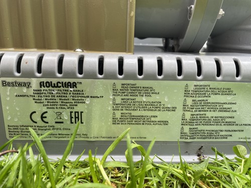 bestway pool zubehör: Heizung, Leiter mit Fußwäsche und Sandfilter - Bild 3 von 11