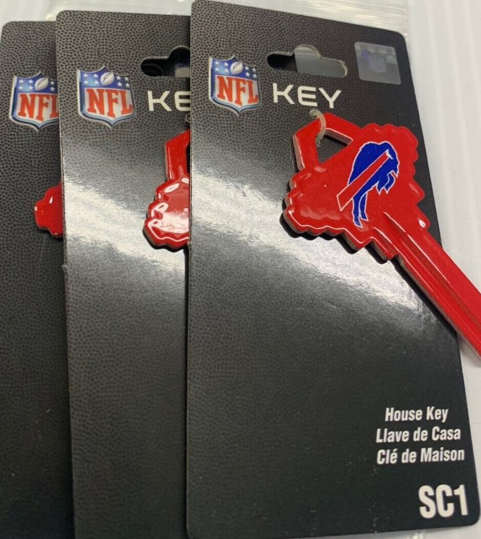 5 nfl officially licensed football buffalo bills house key blanks sc1