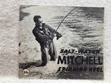 1950s 1960s Garcia Salt Water Mitchell Spinning Reel Fishing Owners Guide  Vtg