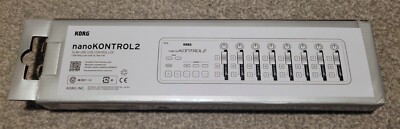 KORG nanoKONTROL2 Black Slim Line USB Midi CONTROLLER NEW Open Box