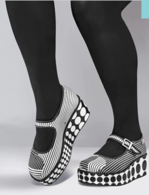 Hot Chocolate Design Chocolaticas OP Art Platforms shoes Size UK EU40  UK