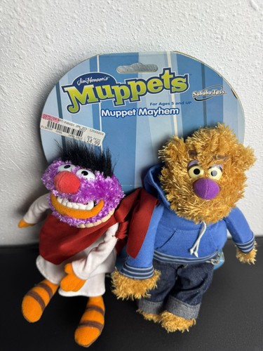 Jim Henson’s Muppets Animal & Fozzie Muppet Mayhem Stuffed Plush by Sababa Toys - Picture 2 of 4