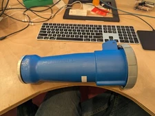 Hubbell Wiring Device-Kellems Hbl4100c9w Iec Pin And Sleeve Connector,100A,250V