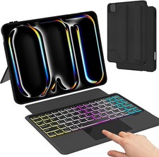 ROOFEI Tastatur Hülle iPad Pro 11 Zoll M4 20...