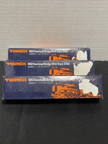Tomix 1051 Oberbrücke mit Gleisen S140 6er Set | Zustand: New