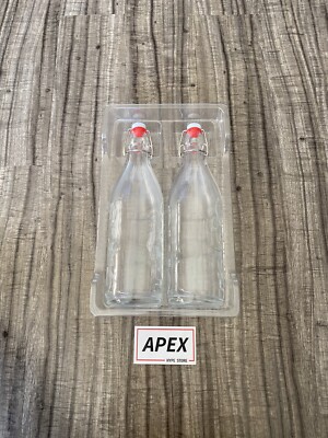 Supreme Swing Top 1.0L Bottle (Set of 2) Clear | eBay