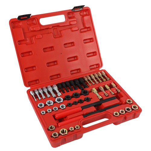 48PC Thread Chaser Set SAE UNC Metric Dies & Taps Thread Files ...