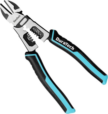 DURATECH 4-in-1 Diagonal Cutting Pliers, 8'' Multifunction Heavy Duty... 