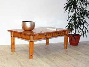Massivholz Wohnzimmertisch Kiefer goldbraun NEU Holz Couchtisch mit