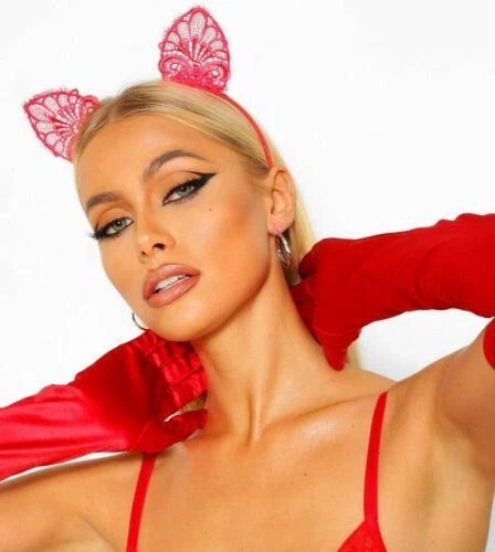 Boohoo red shop dress sale