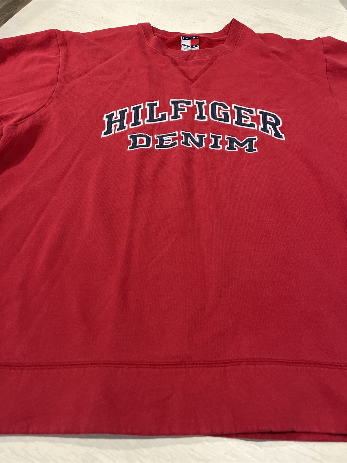Sweatshirt Crewneck Retro 90s Spell Out Size Xl~~d8