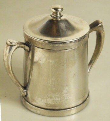 Cecilware Nickel Silver Sugar Bowl 4 1/2''