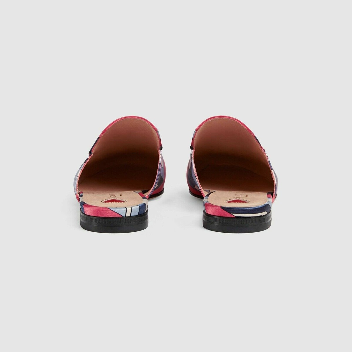 S*K様 値下げ❤❤ Gucci 432773 フラワープリント ミュール/スリ Gucci Princetown Women Wallpaper cube Mule slip ons size 7 37