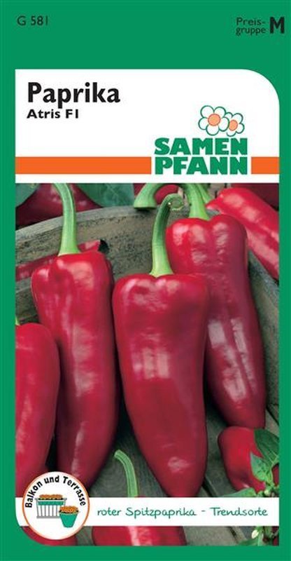 Semillas de pimiento Atris F1 semillas 6 granos semillas pimientos picantes