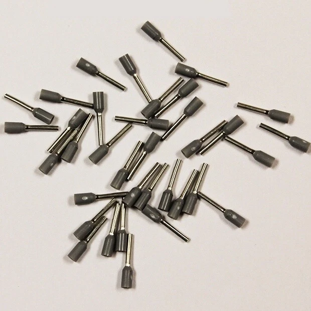 ECLIPSE TOOLS 701-088-100 Eclipse 701-088-100 Wire Ferrule, 100 pk, Gray, 28-26