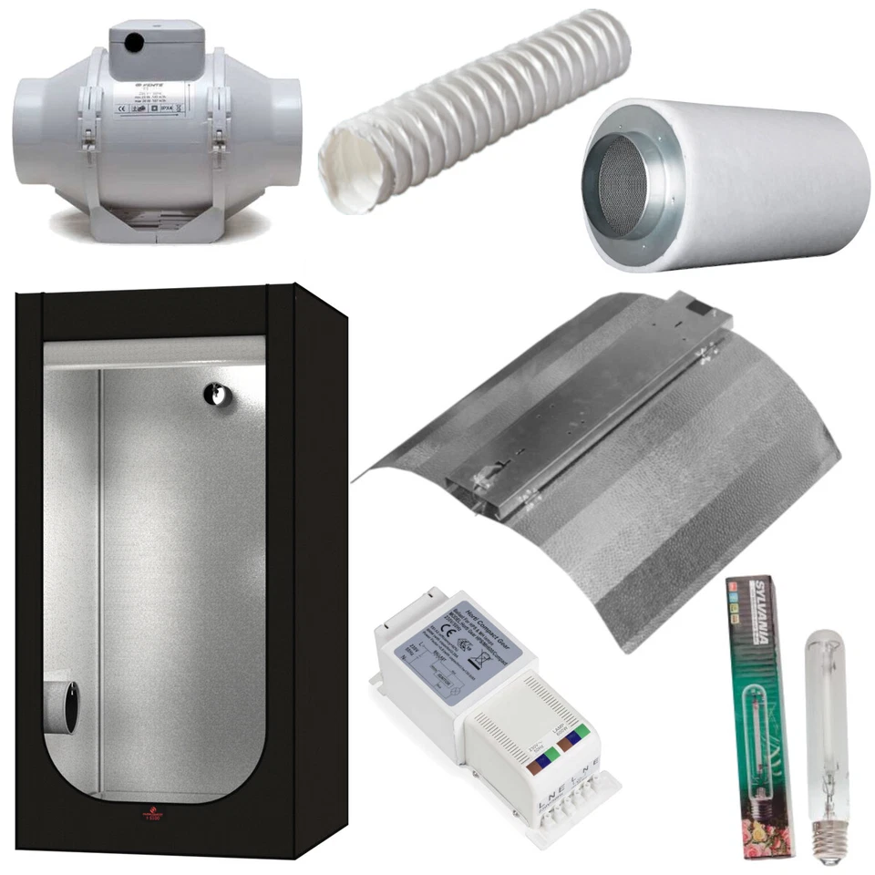 Ensemble Culture Indoor Complet Polyesther Éclairage HPS Aspiration - Photo 2/3