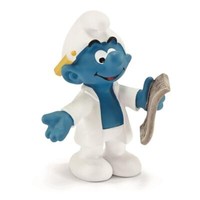Schleich Figur Forscher Schlumpf | Schlumpf Spielfigur | Spielzeug Ab 3 Jahre