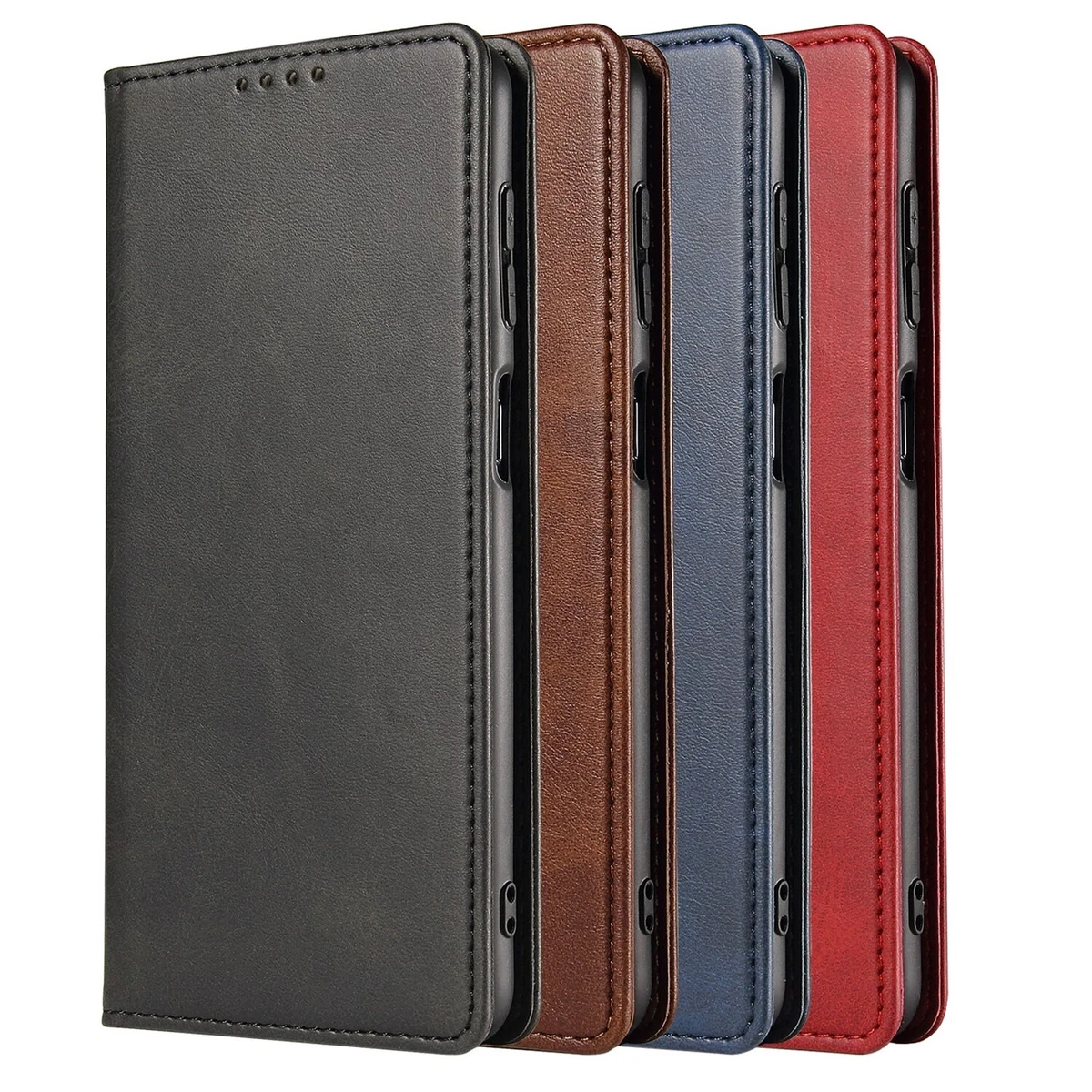 Cover Portafoglio In Pelle PU Per Huawei P20 – Flip Con Slot Per Carte E Supporto – Vino Rosso - 2