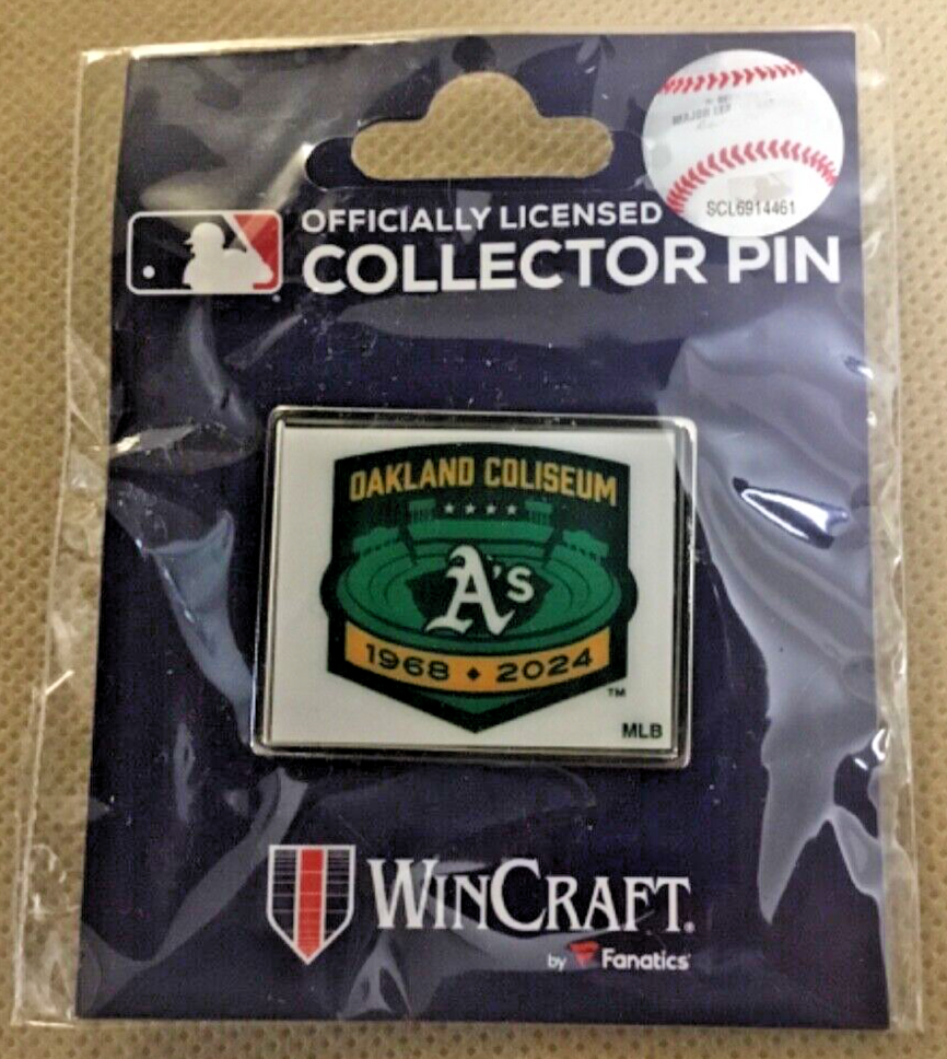 Athletics A's Oakland COLISEUM FAREWELL FINAL SEASON LAST GAME PIN VERY RARE!!