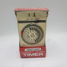 Vintage Kmart Heavy Duty Automatic 24 Hour Timer Model 19-50 New Sealed