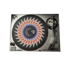 Grateful Dead turntable slipmat - lightning bolt eye - protects vinyl albums