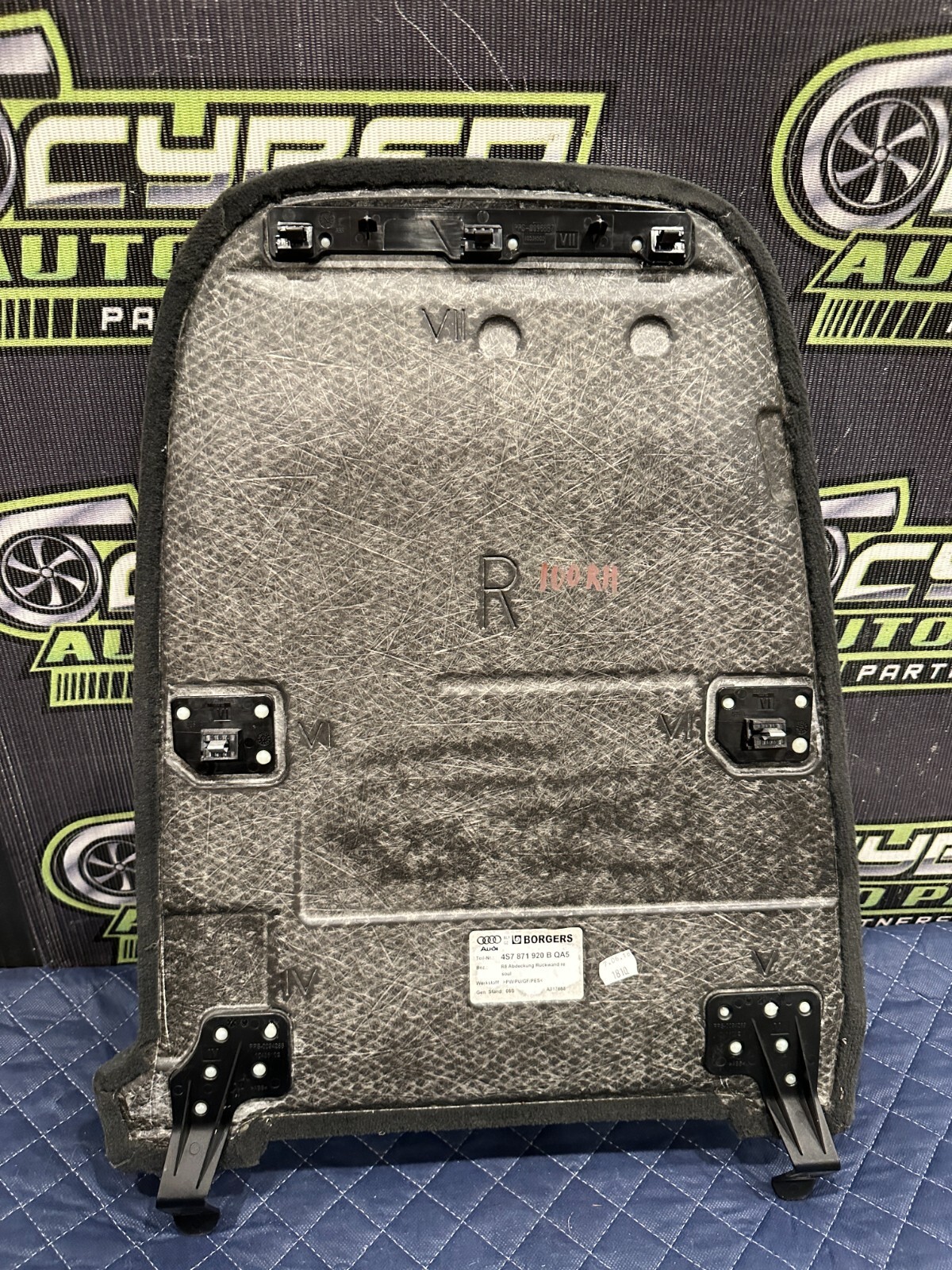 2018 AUDI R8 SPYDER REAR RIGHT PANEL COVER OEM 4S7871920 4S7 871 920 B QA5
