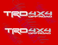 Trd 4x4 Off Road Decals Vinyl Sticker Toyota Tacoma Tundra Decals White Silver Trd 4x4 Off Road Decals Vinyl Sticker Toyota Tacoma Tundra Decals White Silver