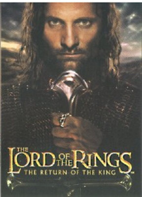 LORD OF THE RINGS RETURN OF THE KING 2004 BOX BONUS PRISMATIC FOIL #1