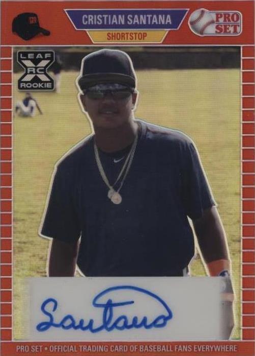 2021 Leaf Pro Set Metal - Cristian Santana #PA-CS1 - 1 of 1