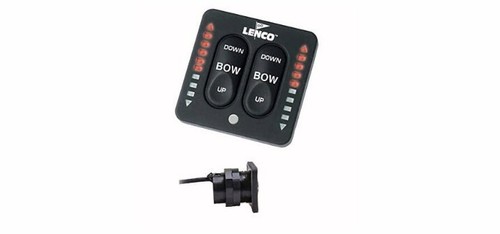 Lenco Trim Tab REPLACEMENT Keypad (LED / Dual Thruster) 7X 7 CMS FACE