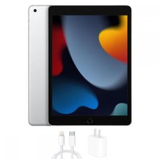 Apple iPad 9 2021 Tablet Silver Wi-Fi Cellular 10.2" Display 3GB/256GB Storage