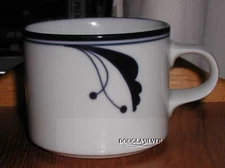 DANSK FLORA COLLECTION BAYBERRY BLUE CHINA  2 1/2" CUP (S)