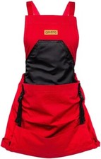 Cross Back Garden Apron With Pockets Harvest Apron with Large Kangaroo Pouch