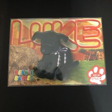TY Beanie Babies BBOC Card Series 3 Common Luke the Black Labrador 4214