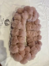 Surell Faux Infinity Loop Scarf, Color-pink