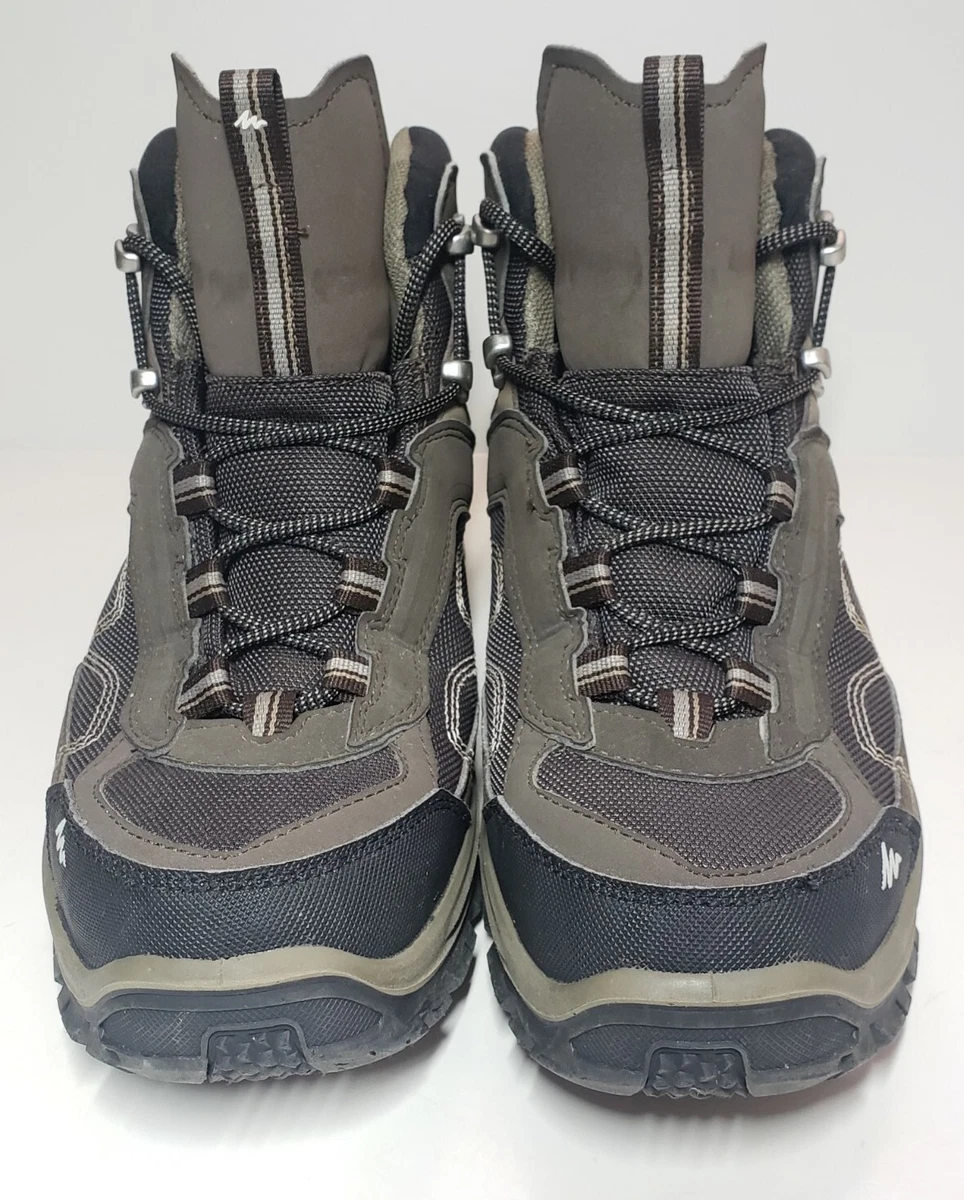 Ver weg Bang om te sterven Kast Quechua Decathlon Mens Hiking Boots 100 Mid Brown Mens Size 8 | eBay