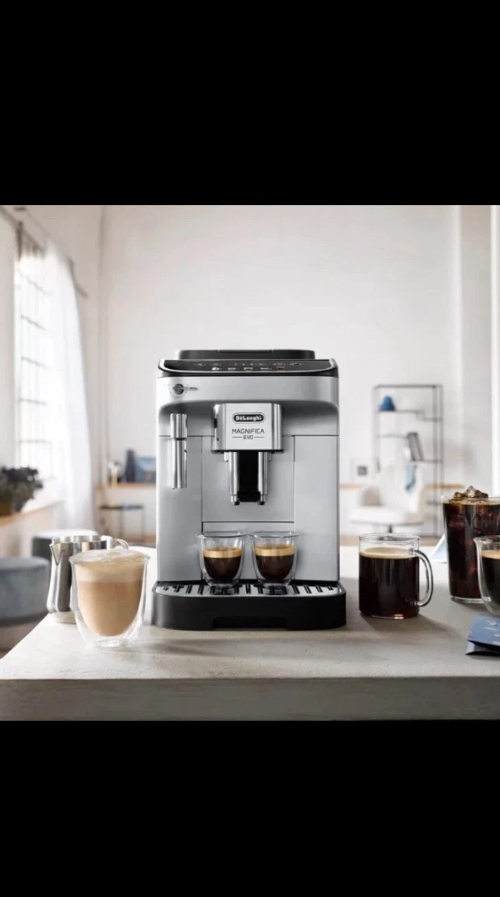 DELONGHI Magnifica Evo Super Automatic Espresso Machine Silver ECAM29034SB