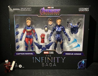Marvel Legends Captain Marvel & Rescue  Armor The Infinity Saga Hasbro Neu OVP