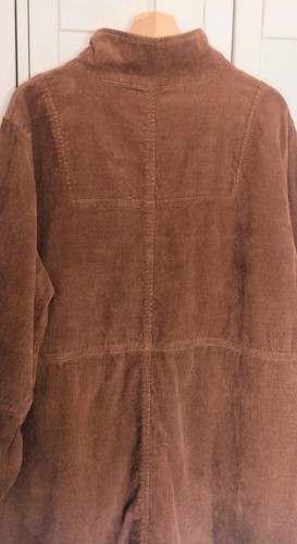 Wrap London Corduroy Dress Brown UK 20 Organic Cotton Hemp - Picture 9 of 13