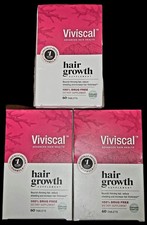 3 Pack- Viviscal Advanced Hair Health - 60 Each  3  180 Total Tablets 02/2028 