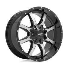 17x9 Moto Metal Mo970 Gloss Black Machined Face Wheel 5x55x5.5 -12mm